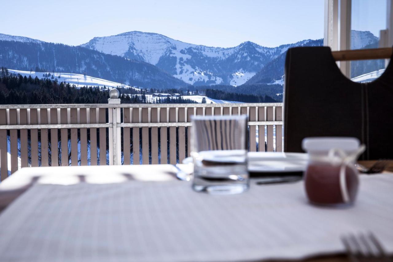 Haus "Bergblick" Ferienwohnung Hochgrat Oberstaufen Mit 2 Schlafzimmer Eksteriør bilde