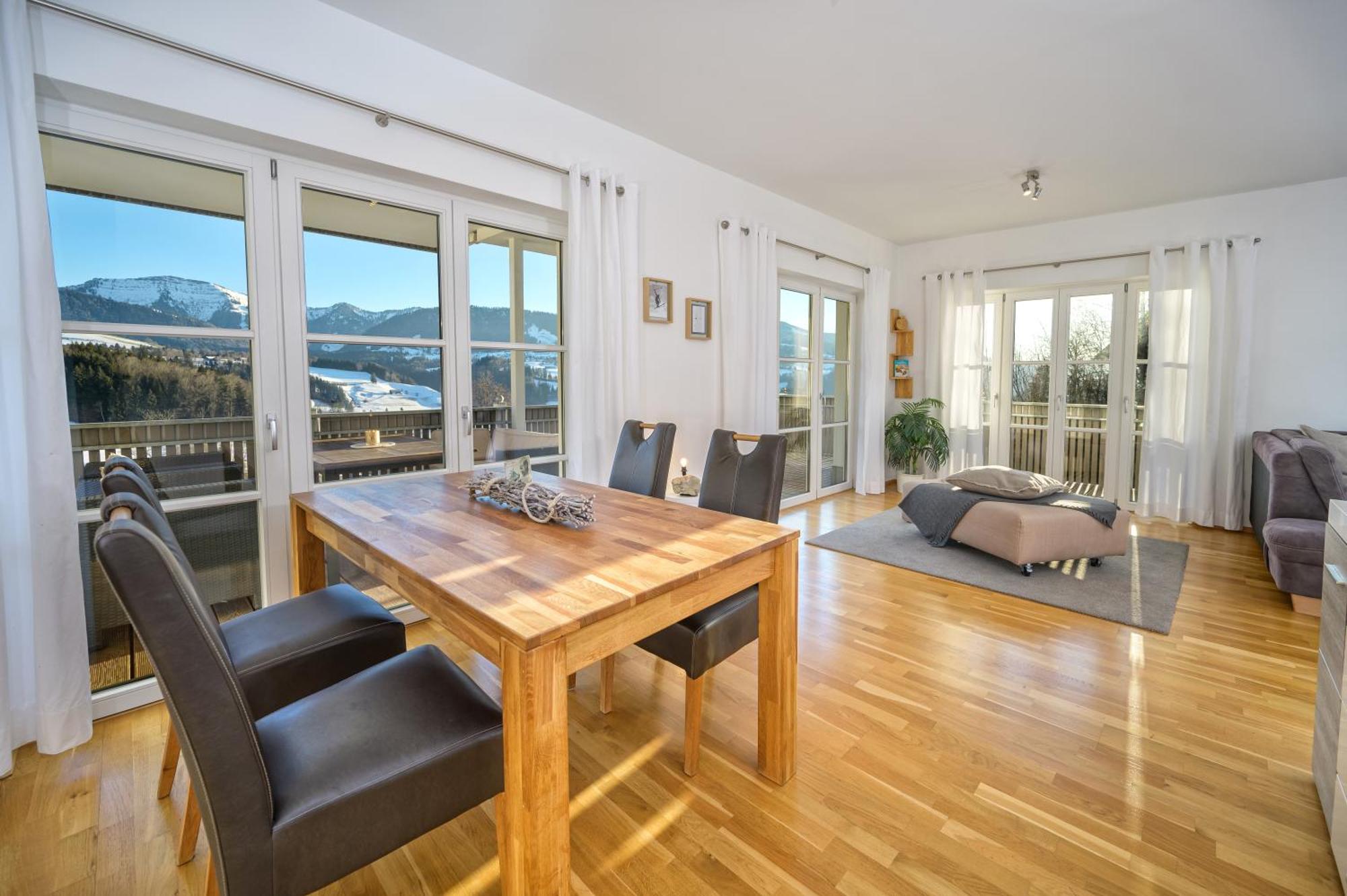 Haus "Bergblick" Ferienwohnung Hochgrat Oberstaufen Mit 2 Schlafzimmer Eksteriør bilde
